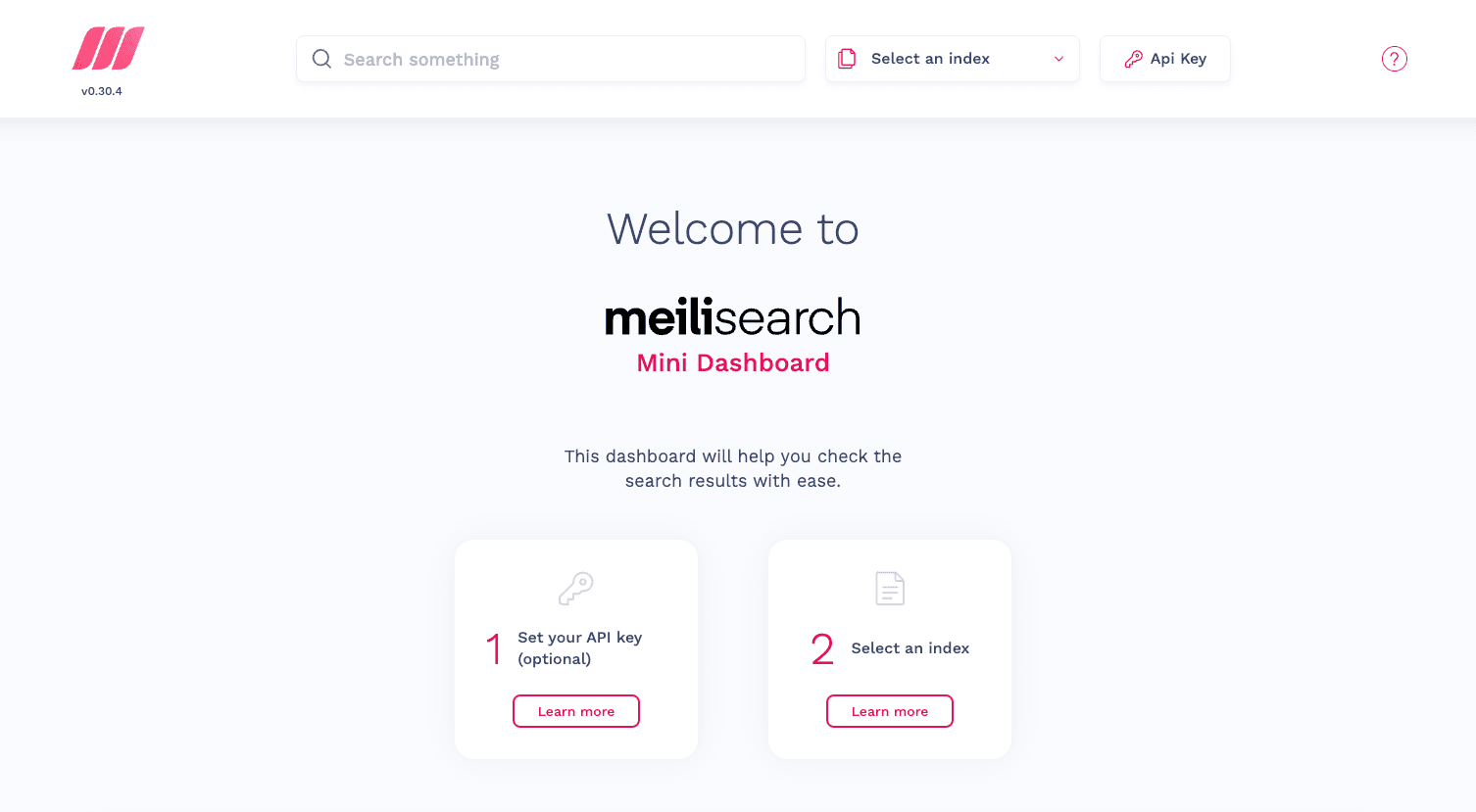 Meilisearch search preview