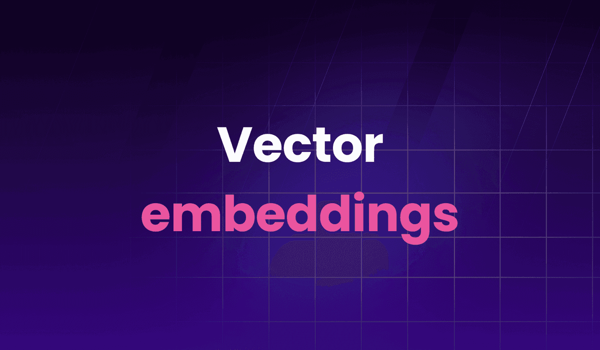 What are vector embeddings?