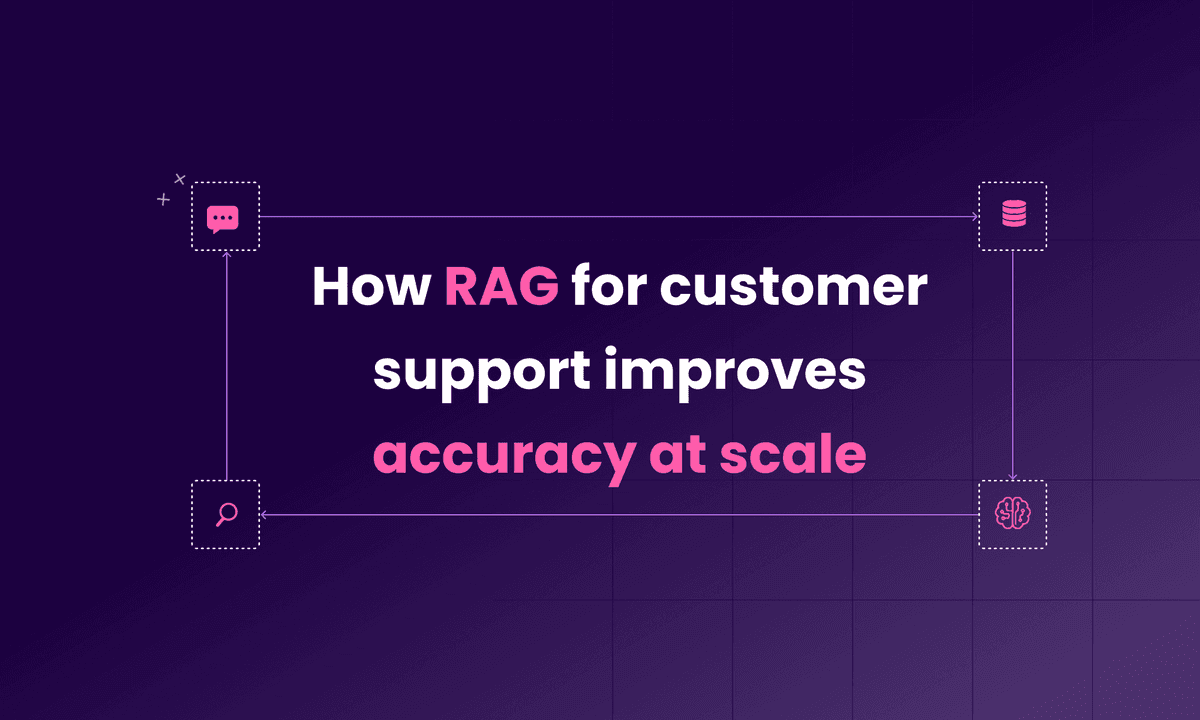 How RAG for customer support improves accuracy at scale